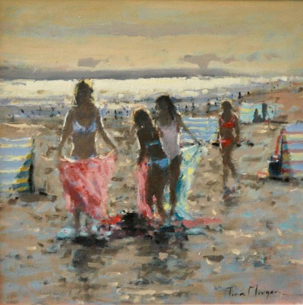 - Oil on Canvas, Painting by Tina Morgan, measuring 29 x 29 cm (H x W) framed at 50 x 50 cm £950